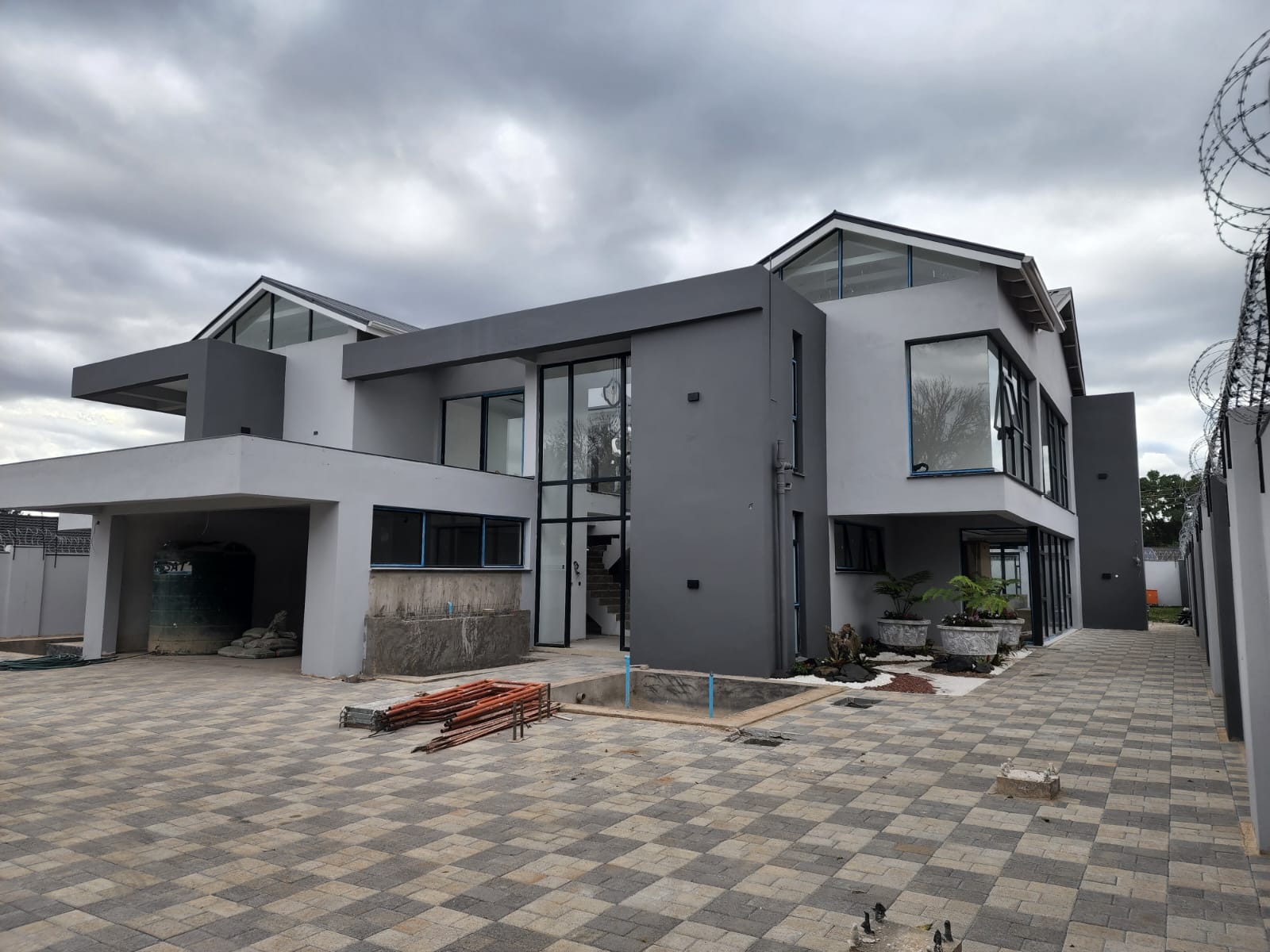 Front elevation installation view